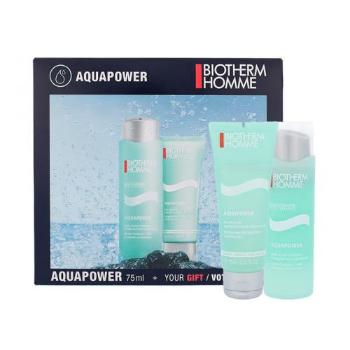 Biotherm Homme Aquapower zestaw 75ml Moisturizing cream Aquapower Oligo-Thermal Care Dynamic Hydration + 75ml Żel pod prysznic Aquapower dla mężczyzn