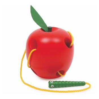 Zabawka drewniane jabłko Legler Threading Apple