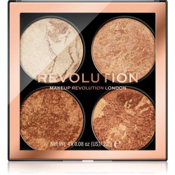Makeup Revolution Cheek Kit paleta do twarzy odcień Don’t Hold Back 4 x 2.2 g