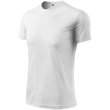 Koszulka sportowa dla dzieci, biały, 134cm / 8lat