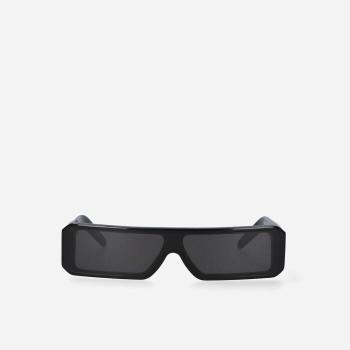 Okulary Rick Owens DRKSHDW Sunglasses Gethshades RG0000008 GBLKB BLACK TEMPLE/BLK LENS