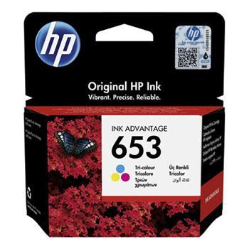 HP originální ink 3YM74AE, Tri-colour, 200str., HP 653, HP DeskJet IA 6000, IA PLUS 6400