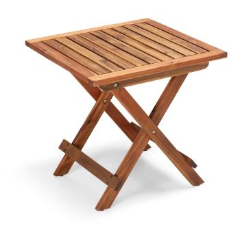 Składany ogrodowy stolik z drewna akacji Le Bonom Diego, dł. 50 cm