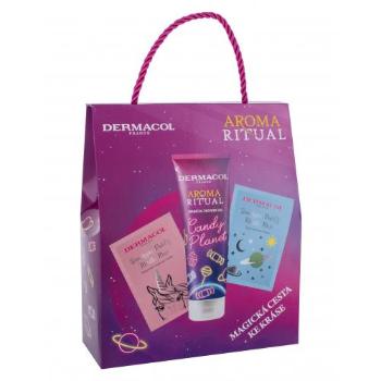 Dermacol Aroma Ritual Candy Planet zestaw Żel pod prysznic 250 ml + maseczka do twarzy 15 ml + maseczka do twarzy 15 ml dla kobiet Uszkodzone pudełko