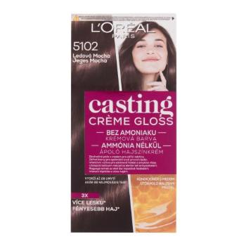 L'Oréal Paris Casting Creme Gloss 48 ml farba do włosów dla kobiet Uszkodzone pudełko 5102 Iced Mocha