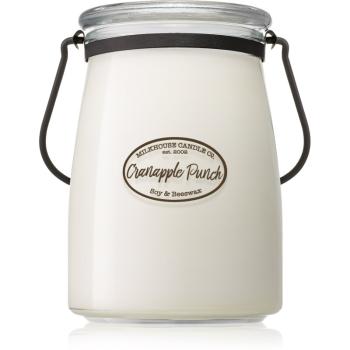 Milkhouse Candle Co. Creamery Cranapple Punch świeczka zapachowa Butter Jar 624 g